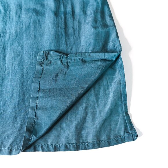 ATHLETA Blue Ombre Bell Sleeve Deep V Neck Swim Cover Up - Size Medium - Picture 10 of 13